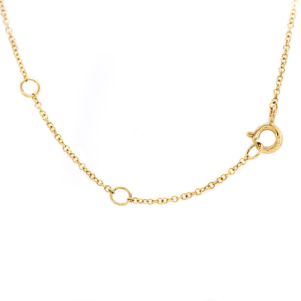 Gold Pearl Trio Necklace