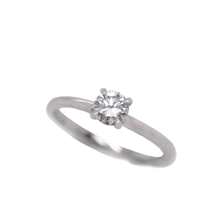 White Gold Round Solitaire Diamond Engagement Ring in Sedalia MO at Bichsel Jewelry